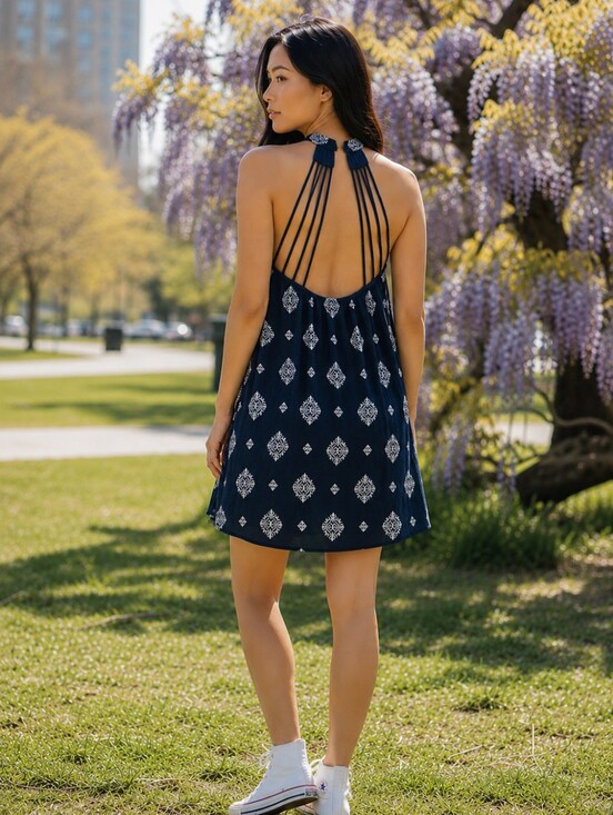 Sequin Hearts Dresses & Skirts - Sequin Hearts Black and White Sleeveless Dress-XS